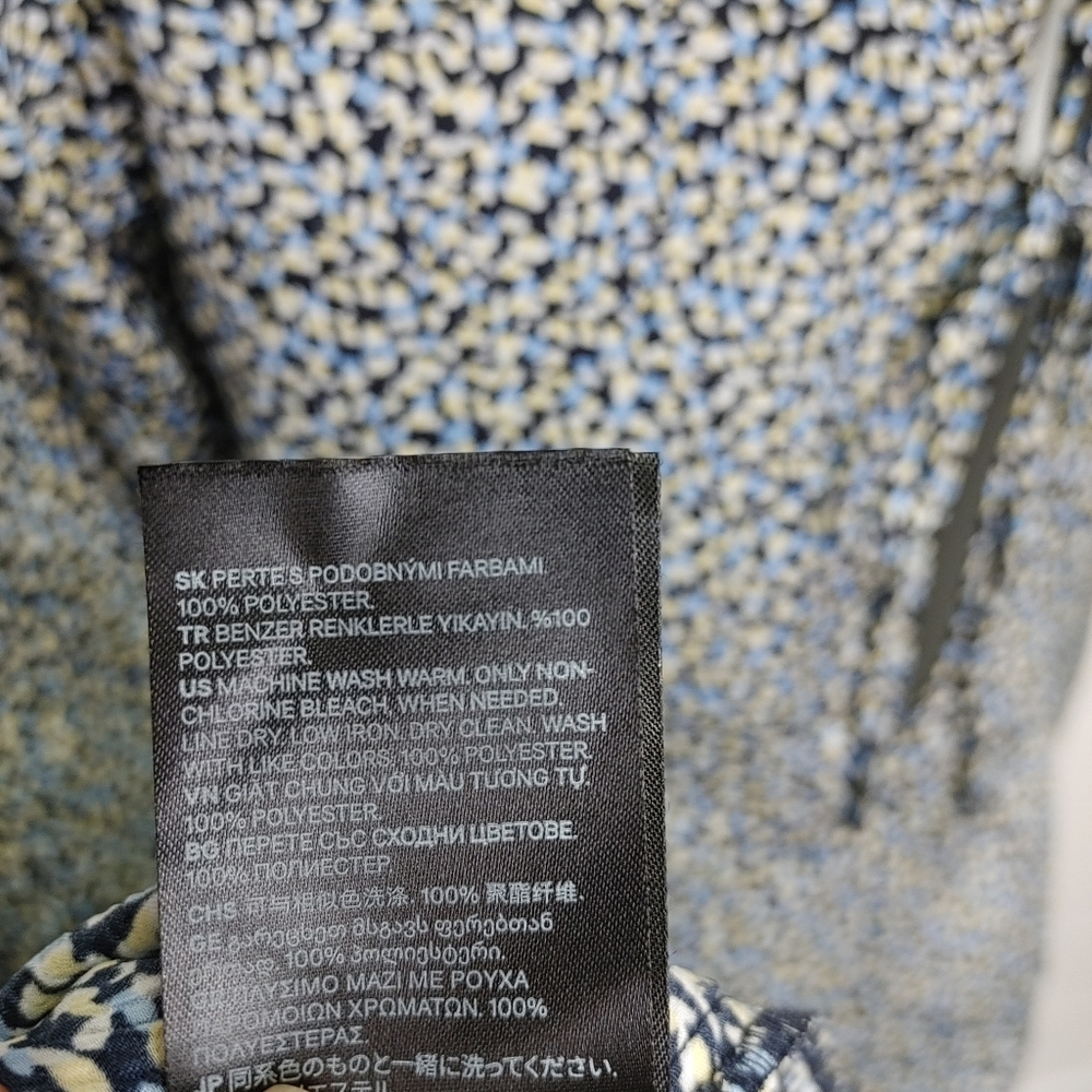 H&M patterned tie back midi dress S - Picture 10 of 13